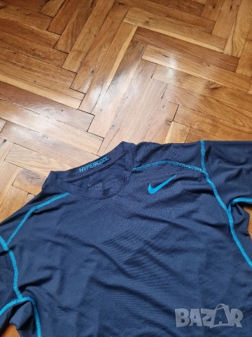 Страхотна мъжка спортна тениска NIKE HYPERCOOL размер L , снимка 3 - Тениски - 54548251