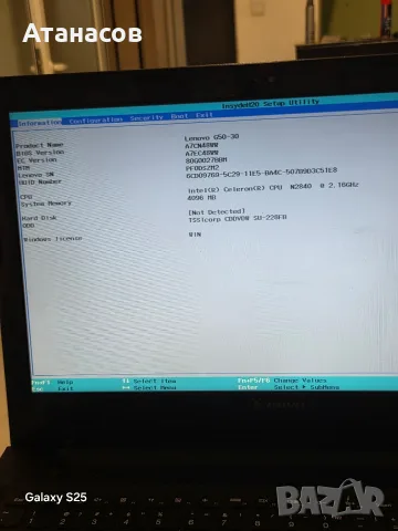 lenovo g50-30 80g0, снимка 2 - Лаптопи за дома - 55354934