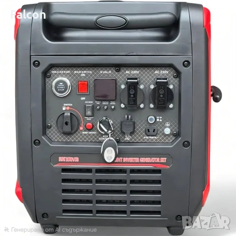 Генератор инверторен 6.5kw с ел.стартер и дистанционно, снимка 8 - Генератори - 55127701