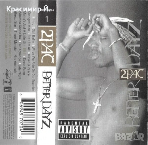 Търся Аудио Касети 2PAC BETTER DAYZ 1 и 2