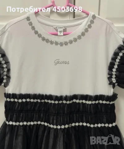 Детска рокля Guess, Размер 12, снимка 4 - Детски рокли и поли - 55600739
