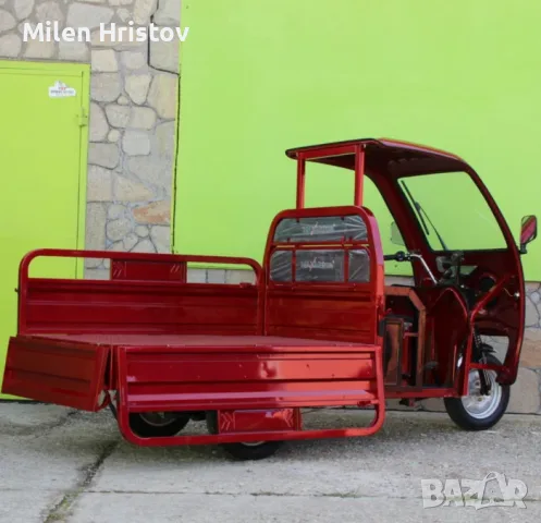 ЕЛЕКТРИЧЕСКА СЕЛСКОСТОПАНСКА ТРИКОЛКА С ПОКРИВ 2000W, снимка 5 - Мотоциклети и мототехника - 55694104