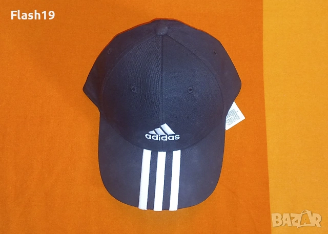 ⭐ Черна шапка Adidas 3-Stripes