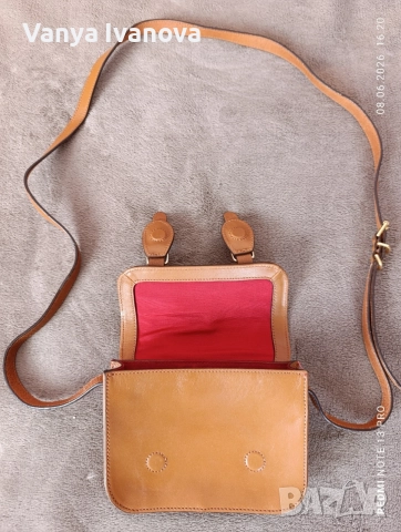Ralph Lauren мини чанта от естествена кожа , снимка 4 - Чанти - 54822530