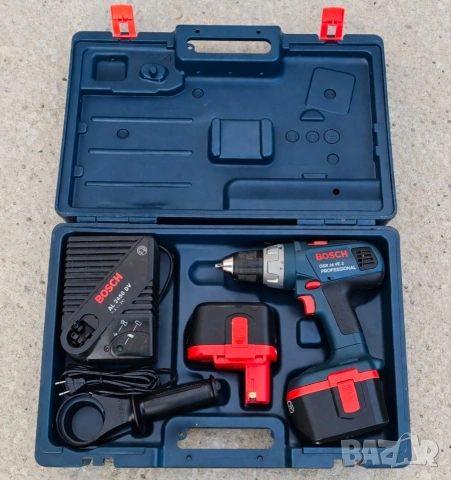 Bosch GSR 24 VE-2 Professional - КОМПЛЕКТ 2 батерии + зарядно + куфар