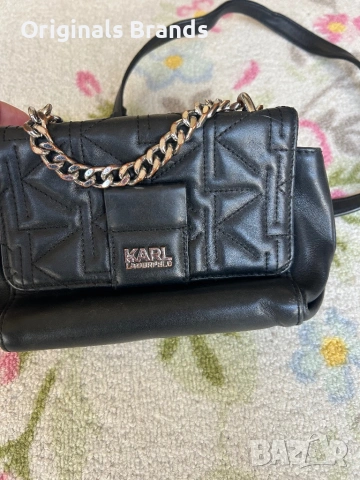 ❤️Малка стилна чанта на KARL LAGERFELD, оригинална!❤️