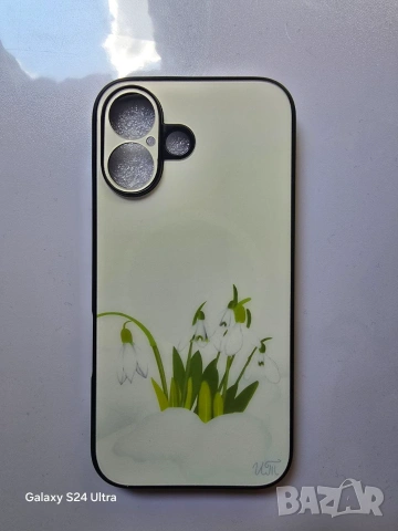 Калъфи за iPhone 16 със стъклен гръб и авторски дигитални рисунки, снимка 3 - Калъфи, кейсове - 54978911