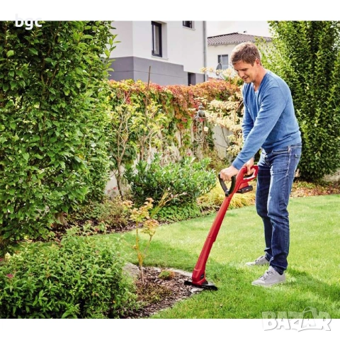 Einhell 18V Акумулаторна Ел Коса Тример Косачка за трева Ширина на рязане 24 см, Скорост на ножа 850, снимка 2 - Градинска техника - 55093959