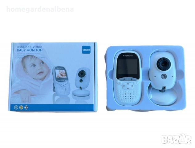 Видео Бебефон VB602 – 2.0" LCD Монитор, 260м Обхват, Гаранция, снимка 6 - Бебефони - 54181774
