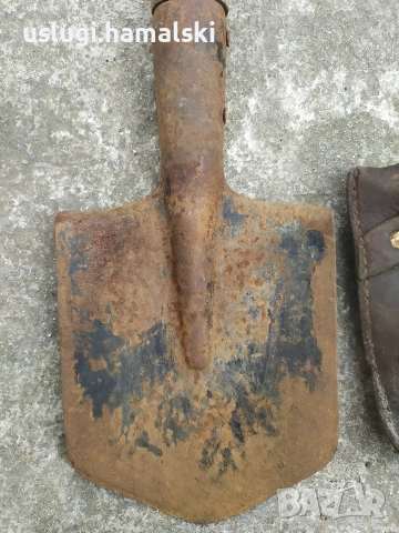 Стара войнишка лопата, снимка 3 - Антикварни и старинни предмети - 54041448