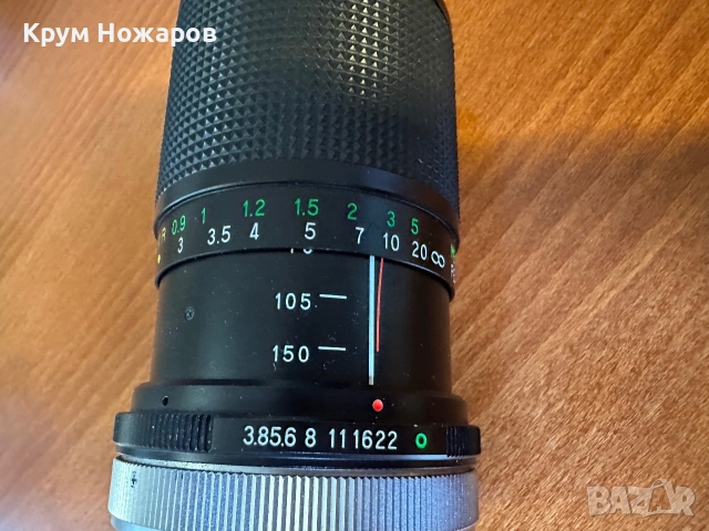 Продавам Обектив Vivitar. 70-150mm. 1:3.8 MC. Macro. Focusing. Zoom. No.22043977. Ф52 mm. , снимка 7 - Обективи и филтри - 55252319