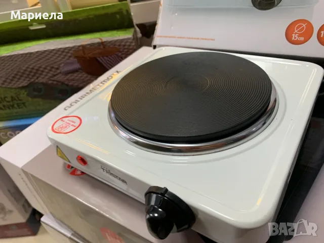 Единичен котлон с чугунена плоча / 1000W, снимка 7 - Котлони - 55348552