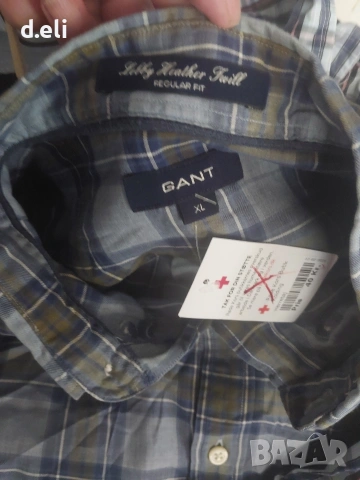 GANT и Tommy Hilfiger Size 2XL Нови ризи от Памук, снимка 2 - Ризи - 54987225