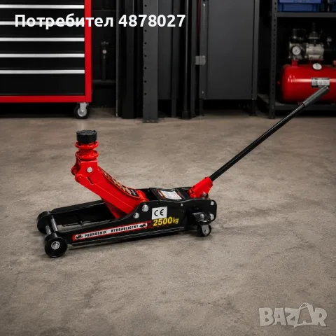 Хидравличен крик тип "Крокодил" 2.5T – 2500 кг, нисък профил, повдигане 80–359 мм, снимка 7 - Аксесоари и консумативи - 55443838
