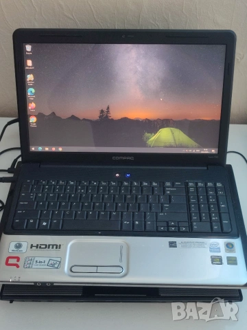 Лаптоп HP Compaq. Работещ, добре запазен компютър с SSD disk. 