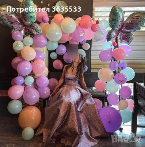 Приказна рокля - Хамелеон , снимка 3 - Рокли - 54155339