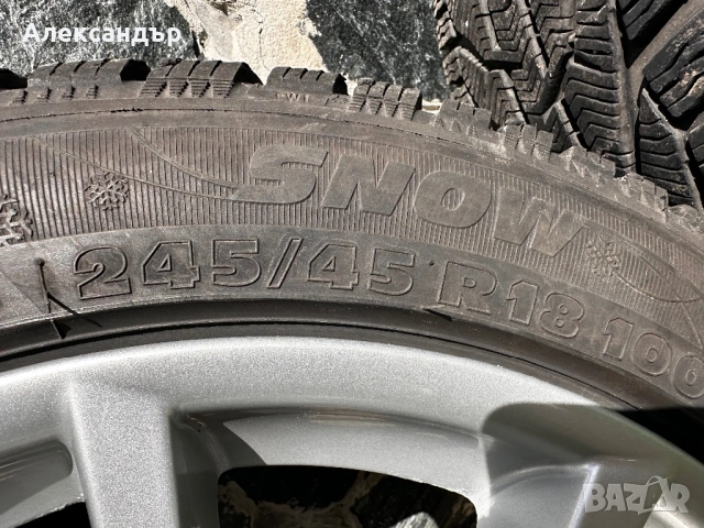 Оригинални джанти 18” BMW style 281 F10 +зимни гуми, снимка 12 - Гуми и джанти - 54731405