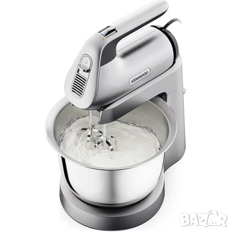 Миксер с купа KENWOOD HMP54.000SI CHEFETTE, 650 W, Купа от неръждаема стомана 3,5 л, снимка 2 - Миксери - 54750989
