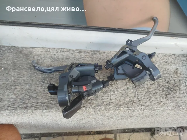 Комбинирани команди 27 скорости за велосипед колело Shimano xtr st m 952 работещи,лош външен вид 