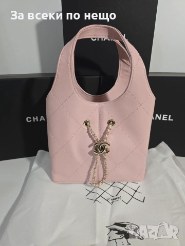 Chanel Basket Bag Дамска Розова Чанта От Телешка Кожа Код Brand Luxury Fashion40, снимка 5 - Чанти - 54961523