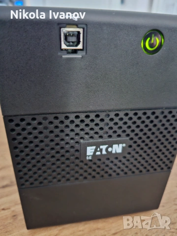 UPS Eaton 5E 1100iUSB (1100VA / 660W) | с 2 акумулатора | 6 броя IEC C13 | Тестван и работещ, снимка 2 - UPS захранвания - 54721942