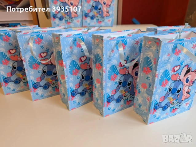 Картонена торта Стич, снимка 16 - Други - 54941251