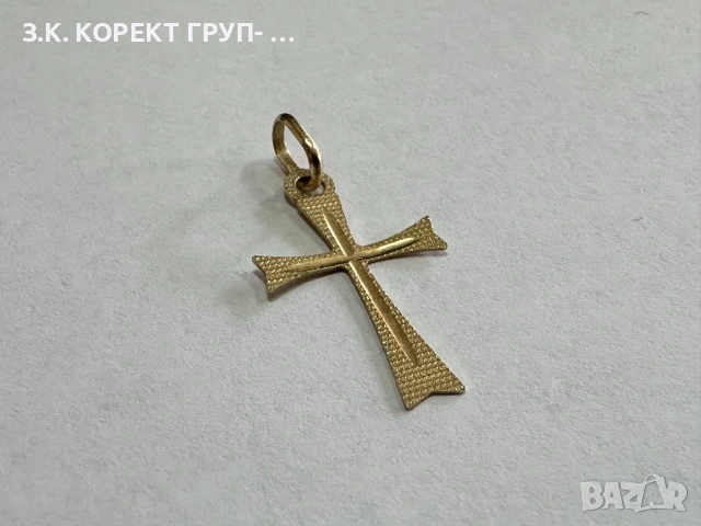 Златен кръст 14 карата – 0,40 г