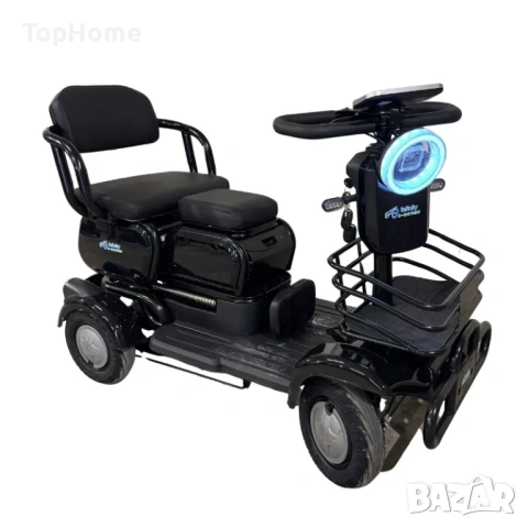 Електрическа инвалидна четириколка A1 800W (ВГРАДЕНА МУЗИКА), снимка 2 - Мотоциклети и мототехника - 54814723