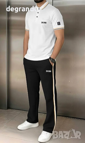  ♣️Мъжки Спортен Комплект Hugo Boss, снимка 2 - Спортни дрехи, екипи - 54153128