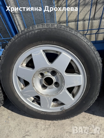 Гуми с джанти 4х100, снимка 5 - Гуми и джанти - 55287130