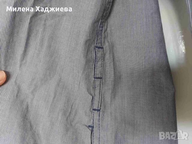  Риза-рокля GAP в райе – размер S, памук, снимка 6 - Рокли - 54542536