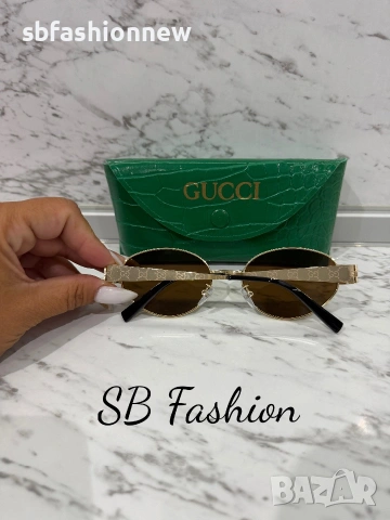 Gucci кафяви очила с лого, снимка 2 - Слънчеви и диоптрични очила - 55042091