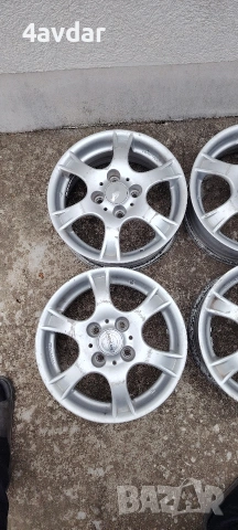 Лети Джанти14 ц  за Нисан Микра К12 , снимка 3 - Гуми и джанти - 54025079