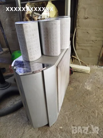 Колони съраунд и буфер от система за домашно кино aiwa 5x60w+ 100w буфер