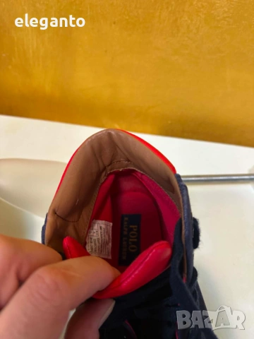 Оригинални мъжки обувки Polo Ralph Lauren Harvey Canvas High , 41 размер, снимка 11 - Ежедневни обувки - 54456651
