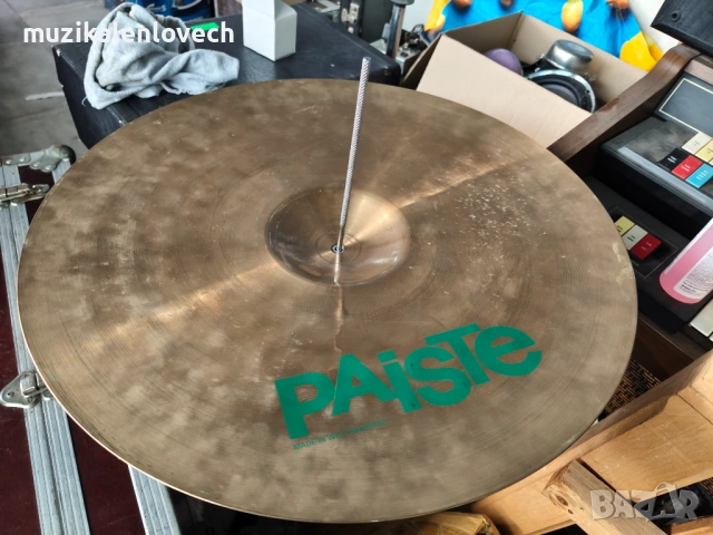 Paiste 1000 Ride 20" Drum Cymbal West Germany - 20 инча райд чинел, снимка 6 - Ударни инструменти - 54946061