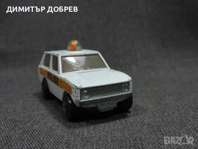 СТАРА РЕТРО МЕТАЛНА КОЛИЧКА MATCHBOX ENGLAND POLICE PATROL , снимка 5 - Колекции - 55428382