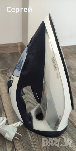 Парна ютия Philips Azur NL9206AD-4, 2400 W, Незалепваща гладеща плоча Steam Glide Plus, като ново, снимка 2 - Ютии - 55233981