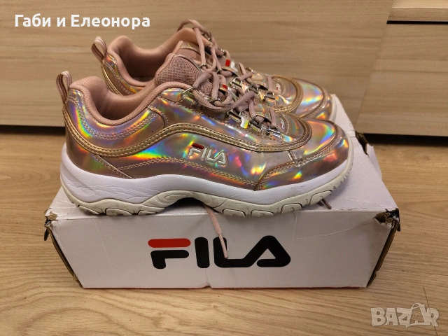 Fila - Сникърси Strada F Wmn 1010891.70C Розов Цвят: Розов, снимка 5 - Маратонки - 54246922