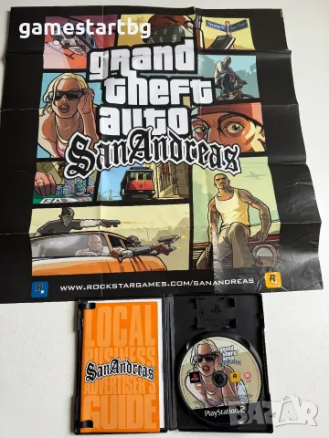 Grand Theft Auto San Andreas за PS2, снимка 3 - Игри за PlayStation - 55421592