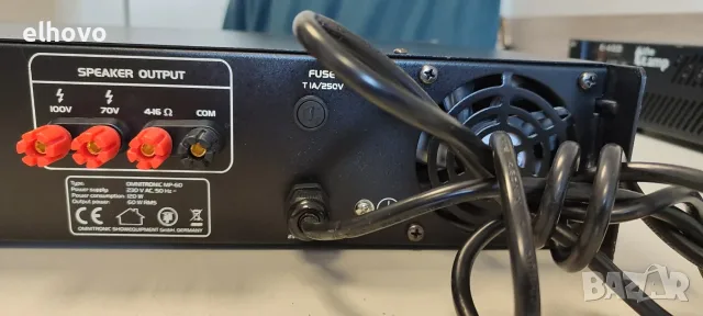 Крайно стъпало Omnitronic MP-60, снимка 10 - Ресийвъри, усилватели, смесителни пултове - 55582040