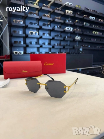 Cartier Нови Дамски Слънчеви Очила с Кутия Различни Цветове, снимка 8 - Слънчеви и диоптрични очила - 54626849
