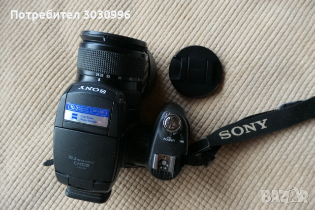 Sony Cyber-shot DSC-R1 със допълнителна светкавица Sony, снимка 2 - Фотоапарати - 54654223