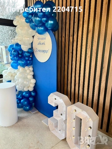 Украса за рожден ден , снимка 4 - Декорация - 54102564