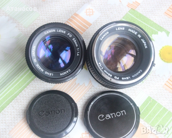 Canon FD 50mm f1.4, снимка 5 - Обективи и филтри - 54747998