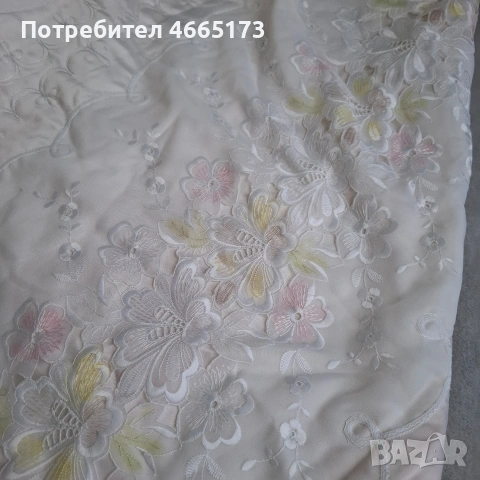Комплект Бяло Шалте за спалня, снимка 7 - Покривки за легло - 54868642