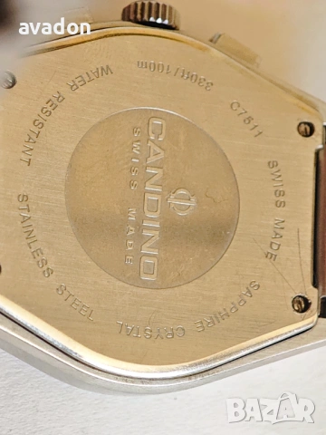 CANDINO Chronograph wr 100m Swiss Made , снимка 7 - Мъжки - 54911854