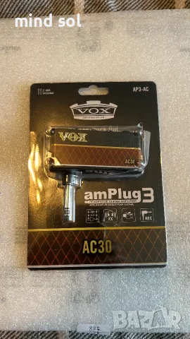 VOX amPlug 3 AC30 – мини усилвател за китара със слушалки