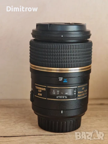обектив Tamron AF 90 mm macro 2.8 Nikon , снимка 7 - Обективи и филтри - 54618717