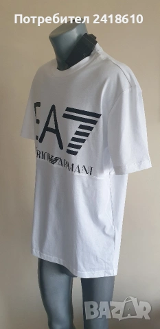 Emporio Armani EA7 Cotton Mens Size XL / 3XL НОВО! ОРИГИНАЛ! Мъжка Тениска, снимка 9 - Тениски - 54182495
